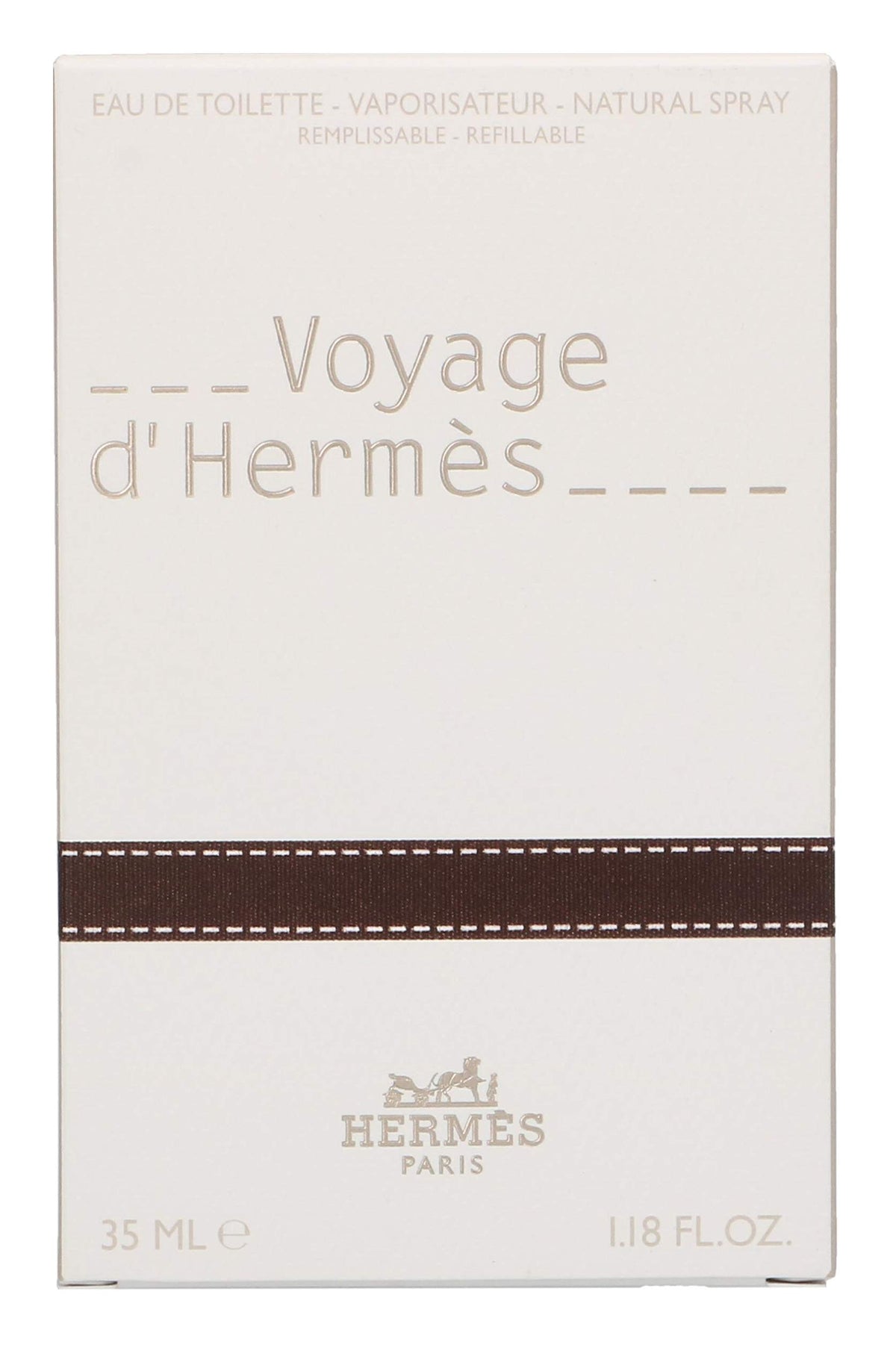 Voyage D'Hermes Unisex Eau De Toilette Spray, Refillable, 1.18 Fl Oz By Hermes