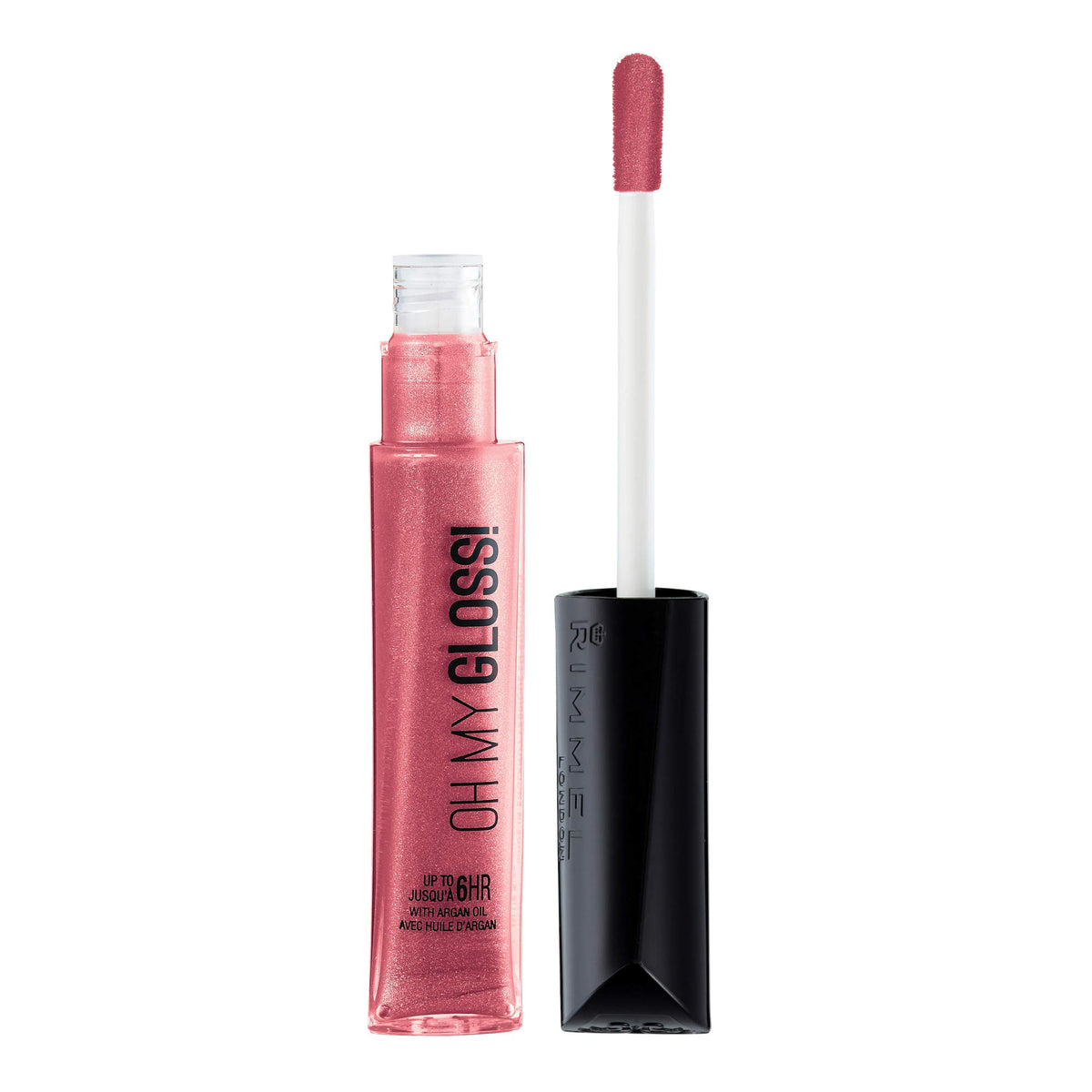 Rimmel Oh My Lip Gloss - Captivate Me, 0.22 Fl Oz, Moisturizing Shine For Luscious Lips