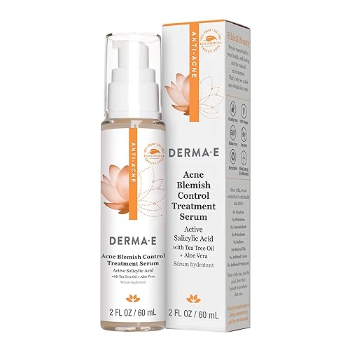 Derma E Acne Blemish Control Serum With Salicylic Acid - Pore-Cleaning Treatment, 2 Fl Oz