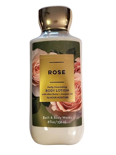 Bath & Body Works Rose Body And Hand Lotion, 8Oz - Nourishing Moisturizer For Soft Skin