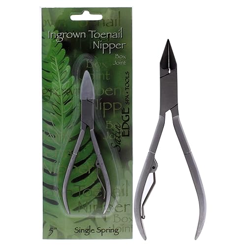 Satin Edge Ingrown Toenail Nipper - Precision 5&quot; Tool for Safe Nail Care and Grooming