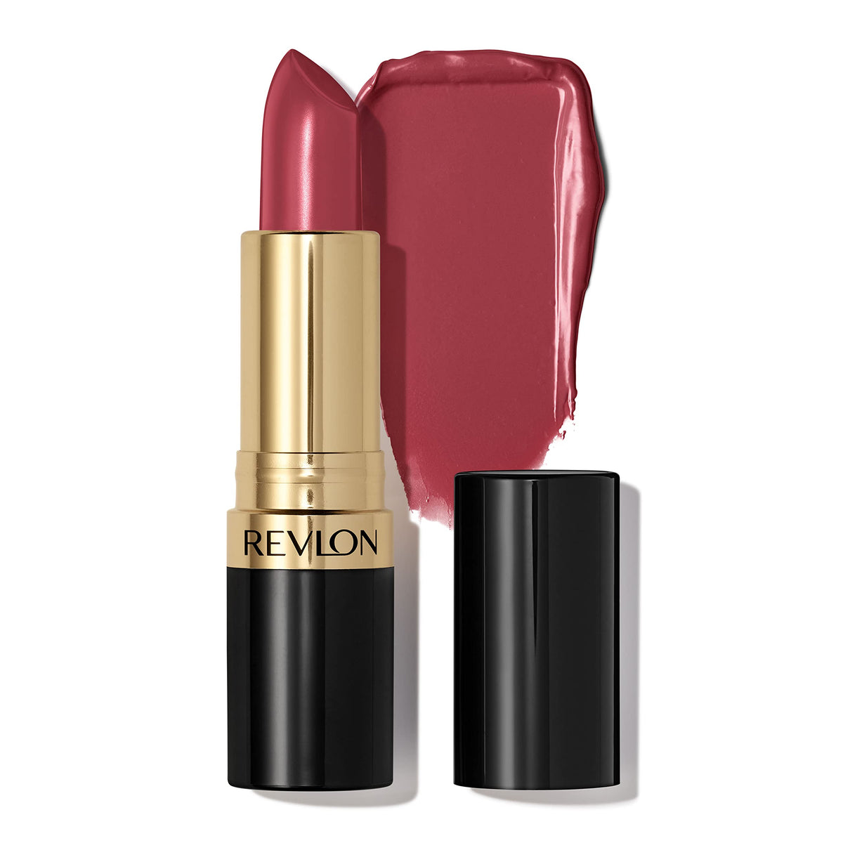 Revlon Super Lustrous Lipstick 510 Berry Rich - Creamy, Moisturized, Fuller-Looking Lips, 0.15