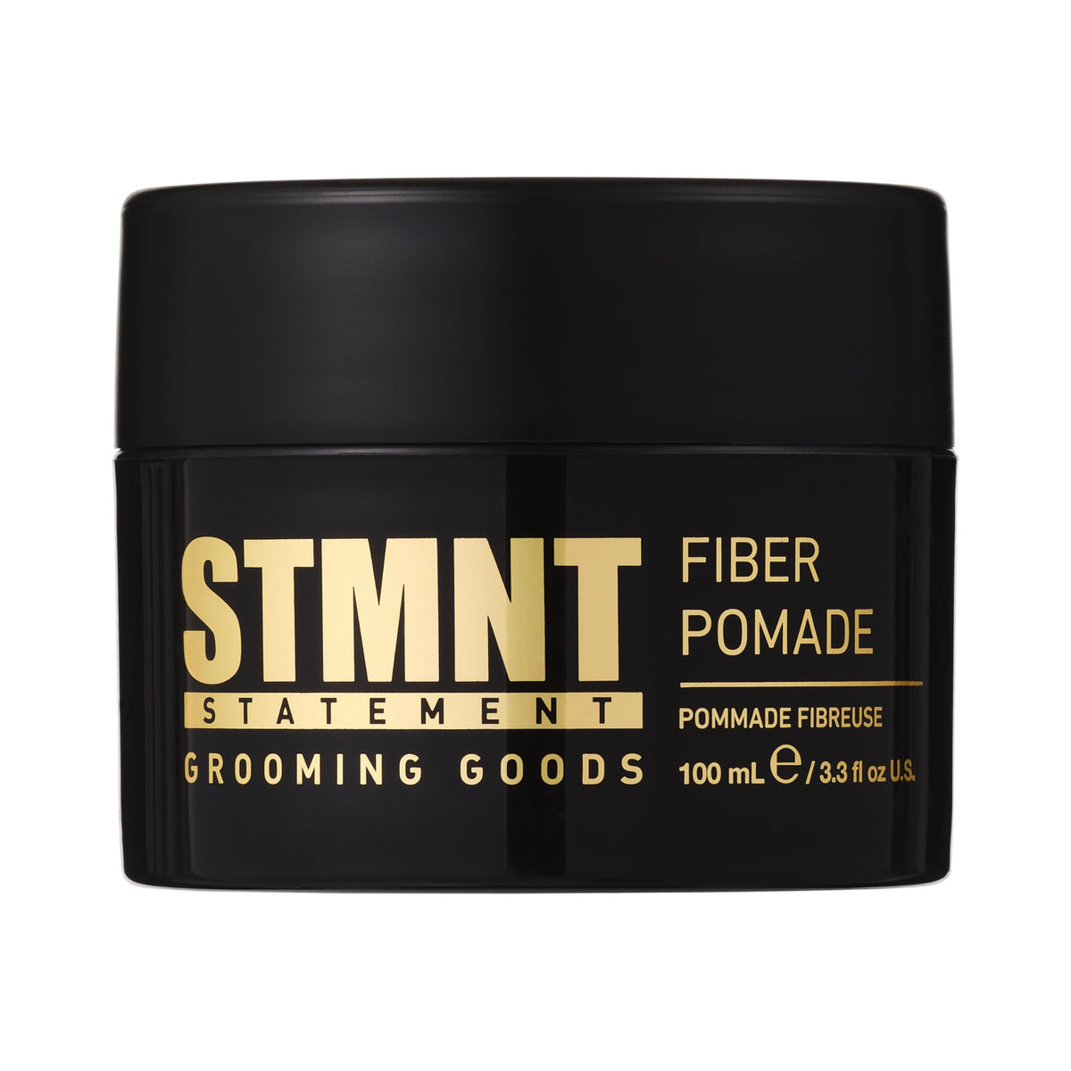 STMNT Fiber Pomade 3.38 oz - Semi-Matte Finish, Strong Hold, Easy Wash Out Grooming Product