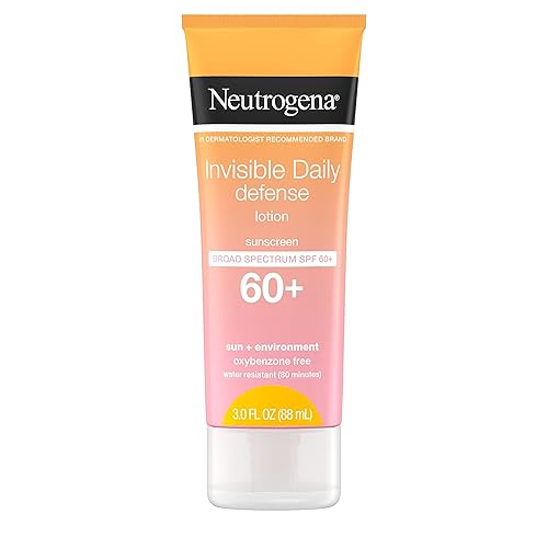 Neutrogena Invisible Daily Sunscreen Lotion Spf 60+, Oxybenzone-Free, 3 Fl Oz