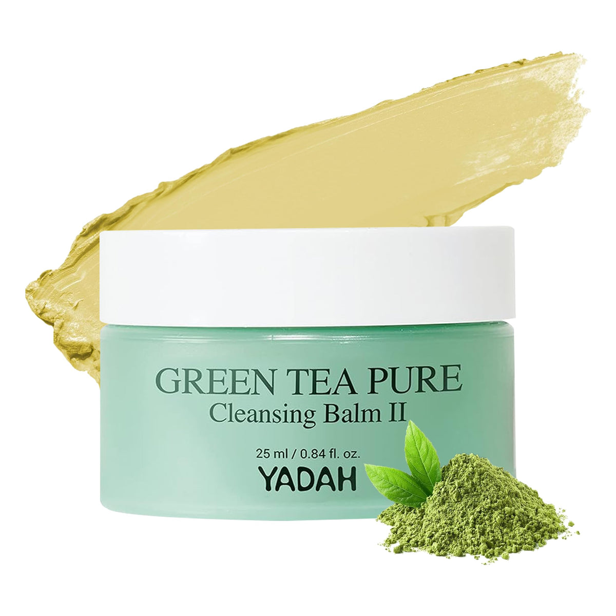 Yadah Green Tea Cleansing Balm Ii - Vegan Makeup Remover For Sensitive Skin, 0.84Oz