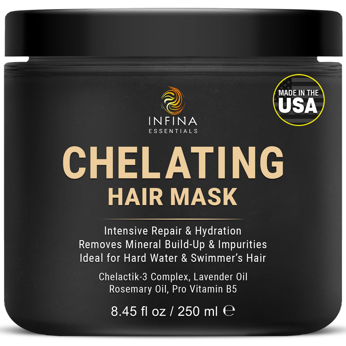 Infina Essentials Chelating Metal Detox Hair Mask - Ion Treatment For Hard Water & Color-Treated Hair