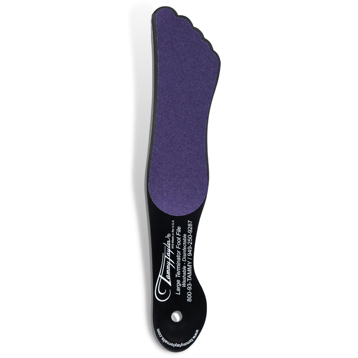 Tammy Taylor Purple Foot File Callus Remover - Large Scrubber & Buffer For Soft Feet