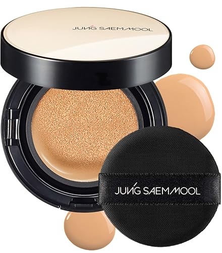 Jung Saem Mool Essential Skin Nuder Cushion Medium - Buildable Coverage, Natural Finish, 0.49 Oz