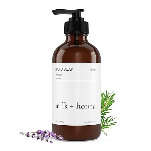 Milk + Honey Moisturizing Liquid Hand Soap No. 9 With Lavender & Tea Tree, 12 Fl Oz