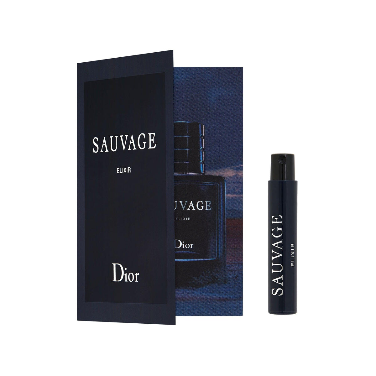 Dior Sauvage Elixir Deluxe Travel Size Vial Lot of 2, 0.03 Fl Oz / 1 mL Each – Premium Men's Fragrance Set