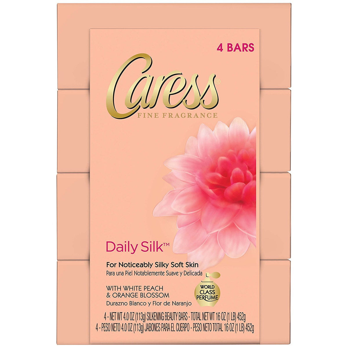 Caress Daily Silk Beauty Soap Bar, 24 Ounce, Moisturizing, Pack Of 1, Soft Skin Care