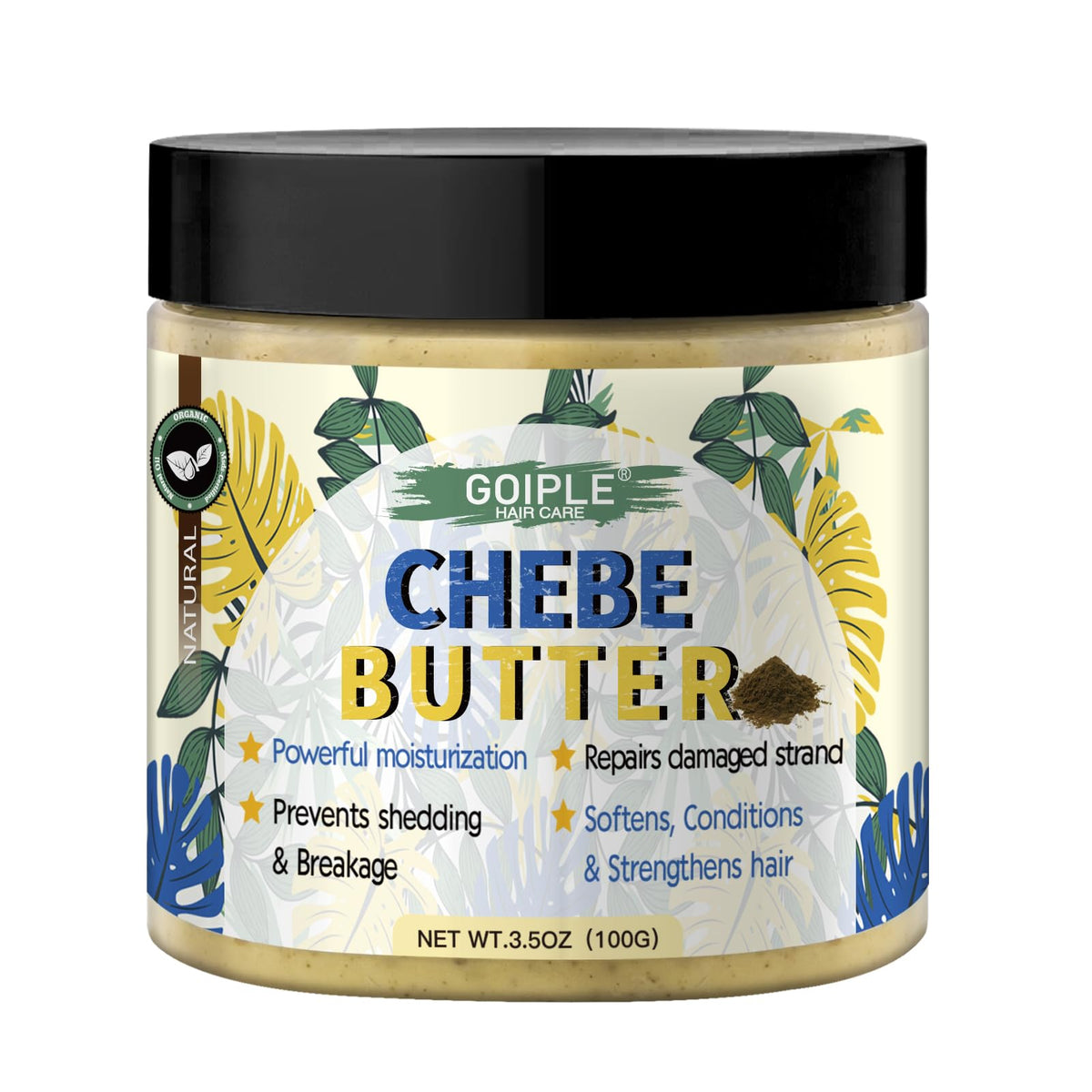 WOZUTUNT Chebe Butter Hair Growth Treatment - Deep Moisturization for Men & Women, 3.5oz