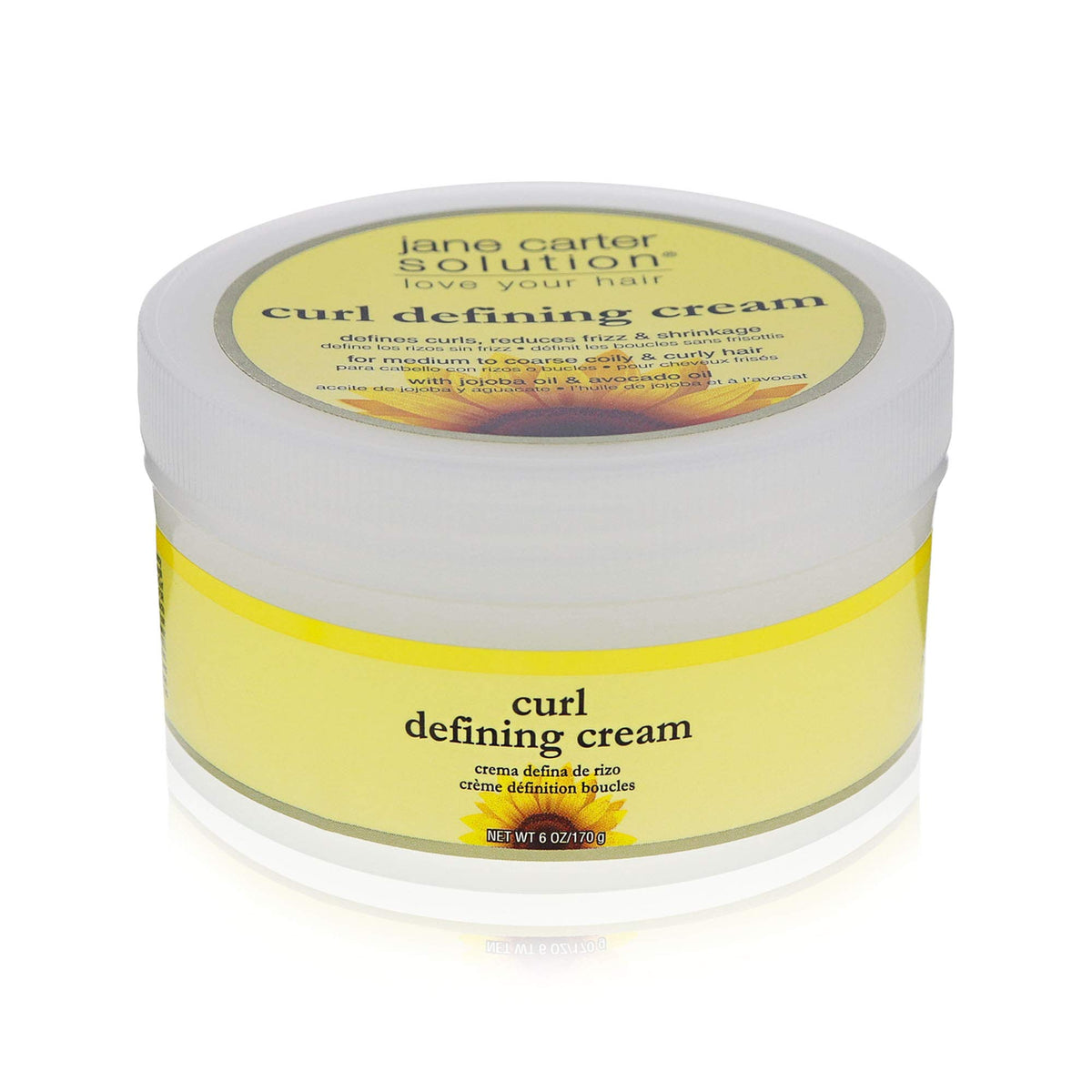 Jane Carter Solution Curl Defining Cream 6Oz - Lightweight, Frizz Control & Nourishing Formula