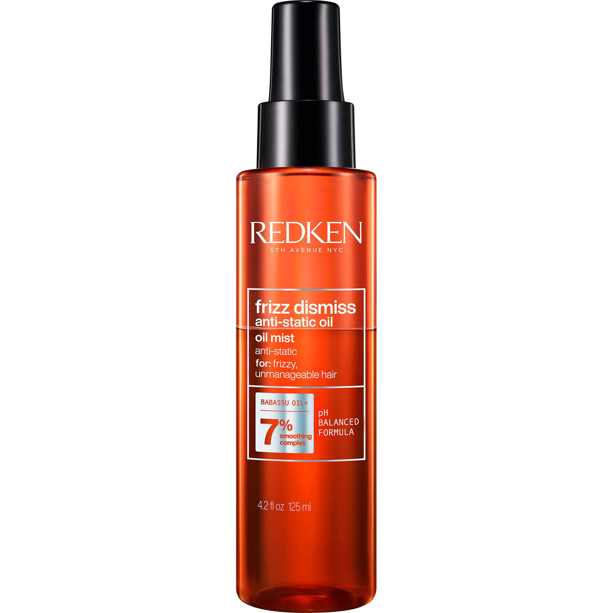 Redken Frizz Dismiss Oil Mist | Anti-Frizz & Flyaway Control | Babassu Oil | 4.2 Fl Oz