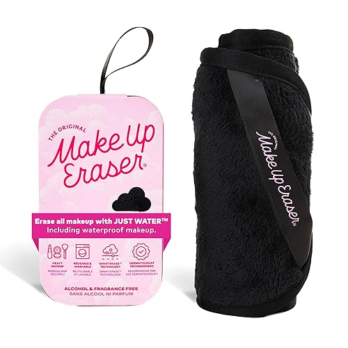 MakeUp Eraser Chic Black - Erase All Makeup with Water, Waterproof Mascara & More, 1 Count