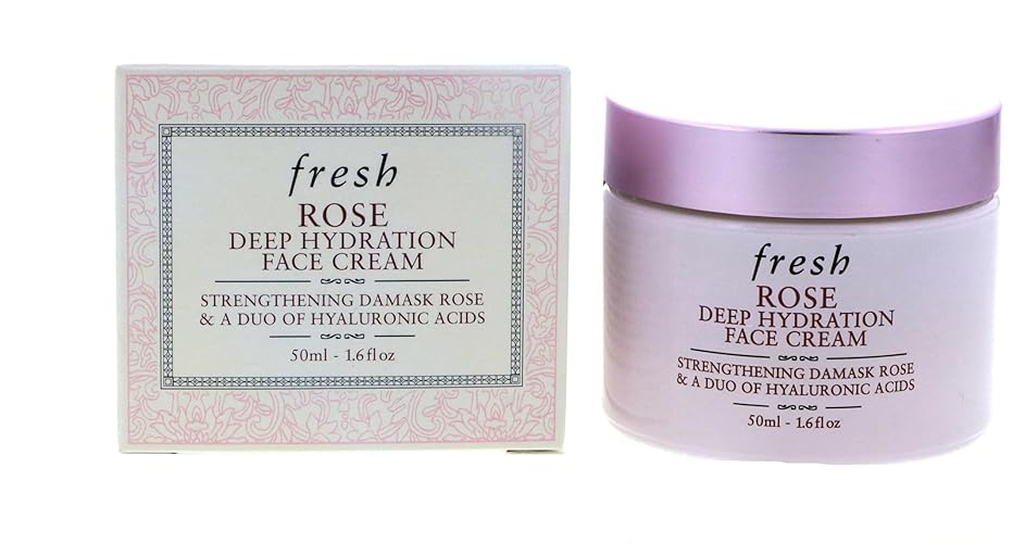 Fresh Rose Deep Hydration Face Cream 1.6 Oz - Strengthening Moisturizer For Radiant Skin