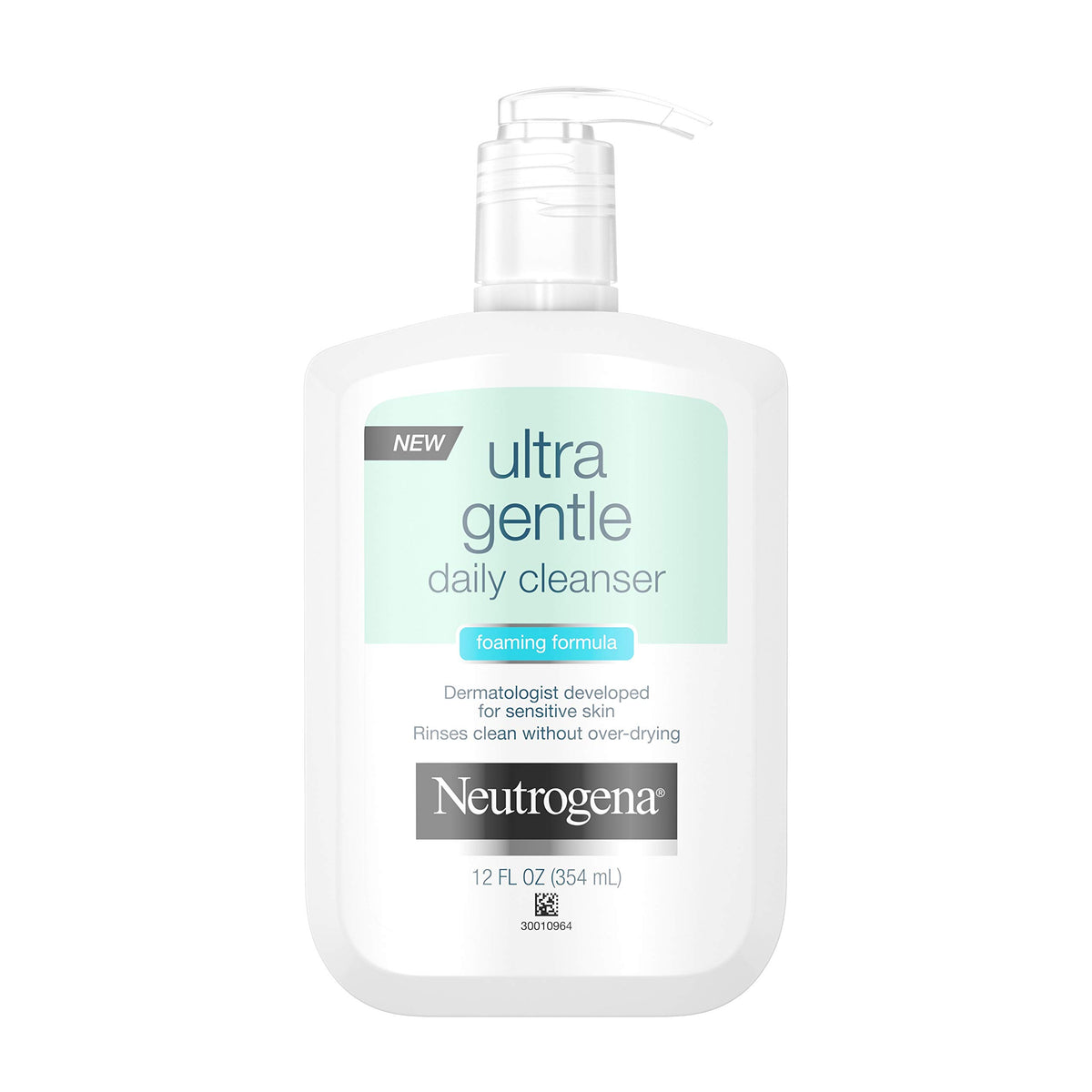 Neutrogena Ultra Gentle Daily Cleanser, 12 Fl Oz - Sensitive Skin Formula, White