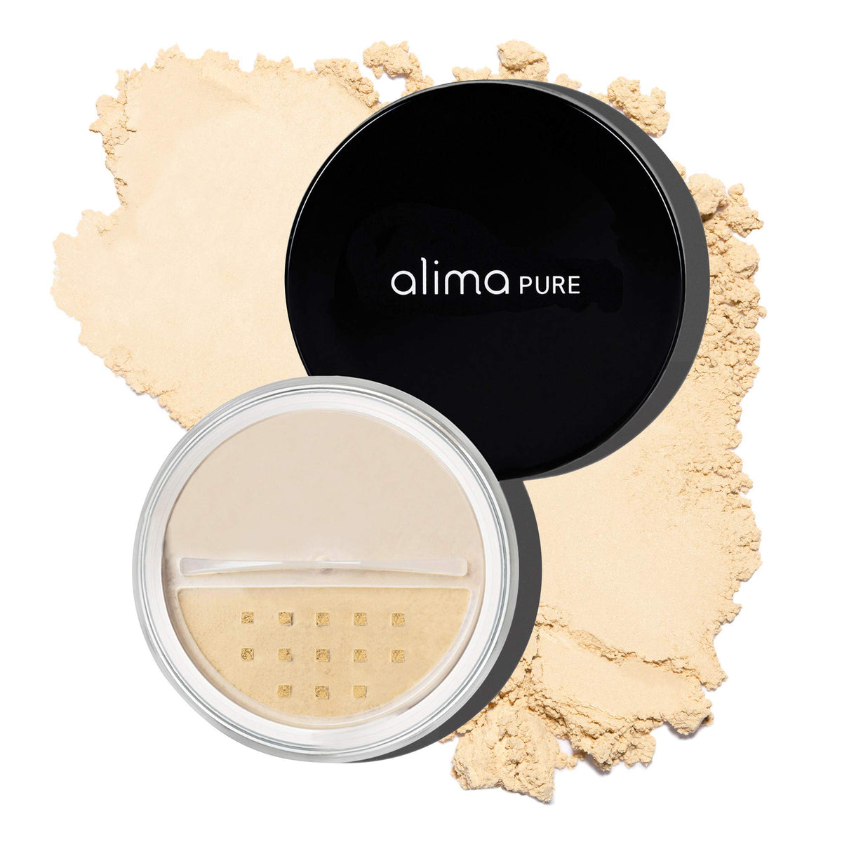 Alima Pure Loose Mineral Powder Foundation, Warm 2, Oil-Free, Full Coverage, 0.16 Oz