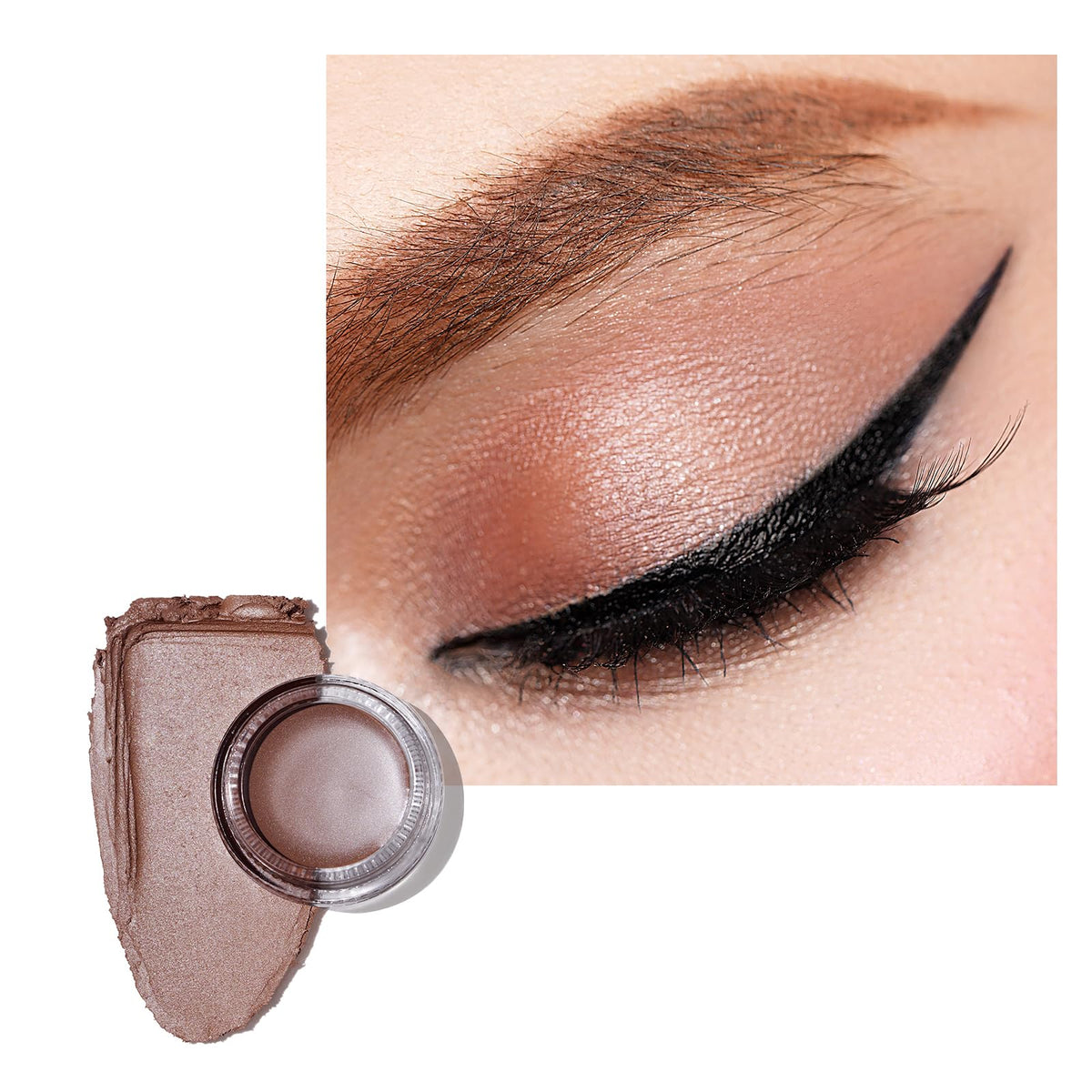 Oulac 3-In-1 Matte Eyeshadow, Eye Primer & Eyeliner, Waterproof, Vegan - Cm03 Gentility,