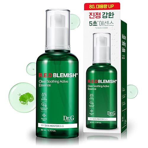 Dr.G Red Blemish Clear Soothing Essence 80Ml - Korean Skincare For Clear Skin