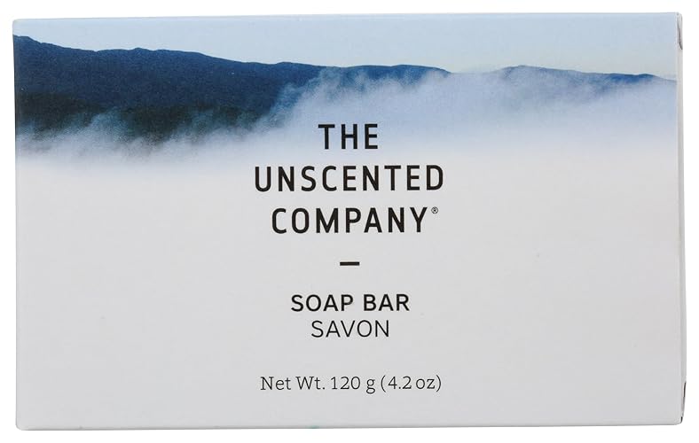 The Unscented Company Unscented Soap Bar - 4.2 Oz Natural Cleanser, Gentle On Skin