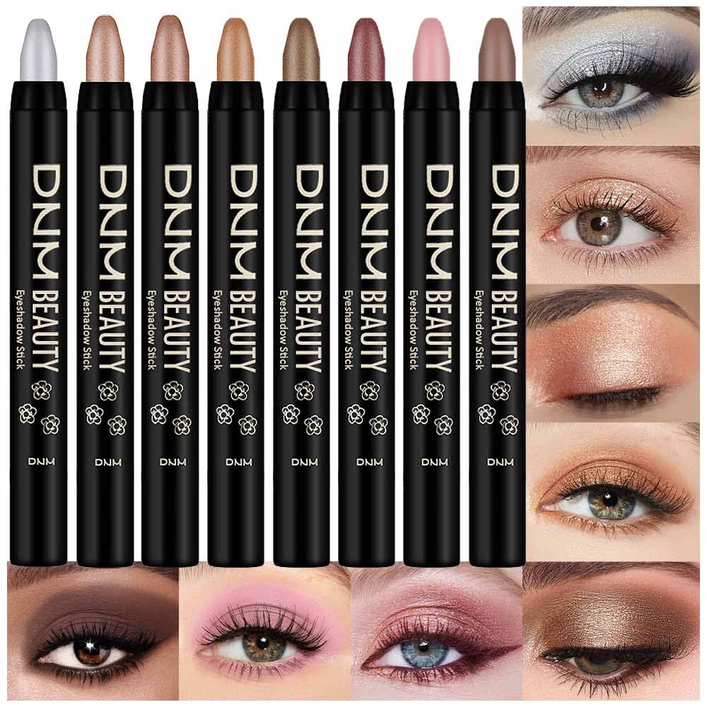 Kaely 8Pcs Cream Eye Shadow Sticks Set - Waterproof Shimmer & Matte For Women, Kids, Halloween