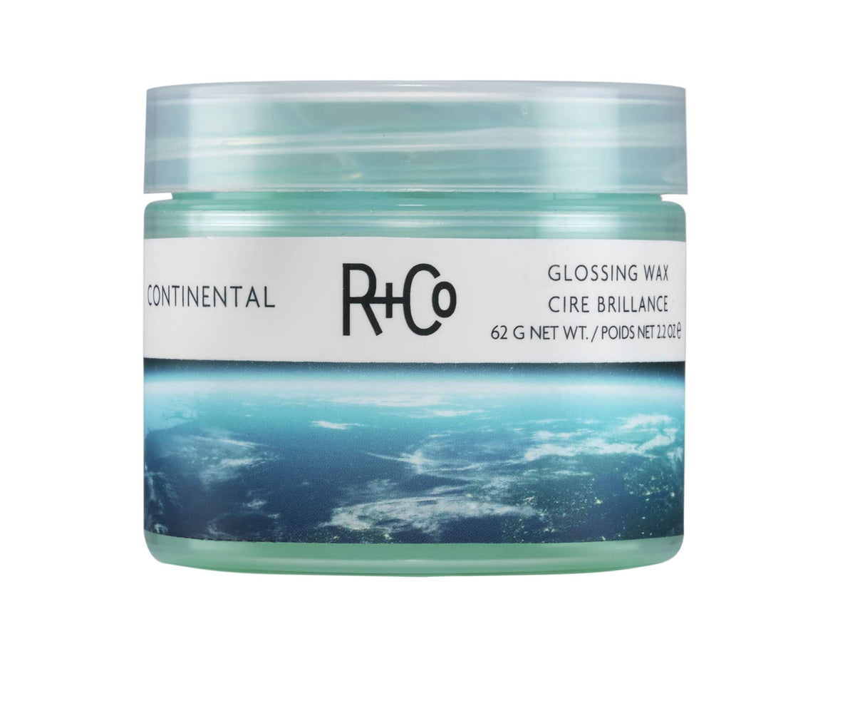 R+Co Continental Glossing Wax - Lightweight, Lasting Hold, High Shine - Vegan, 2.2 Oz