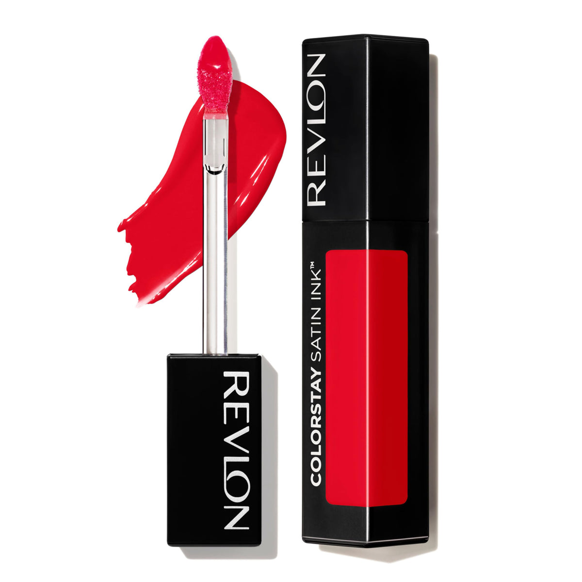 Revlon ColorStay Satin Ink Liquid Lipstick, 015 Fire & Ice, Longwear Rich Color, 0.17 Fl Oz