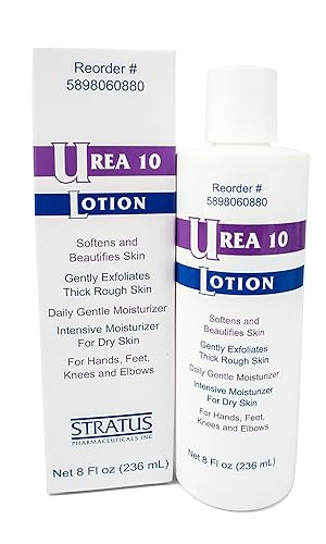 Urea 10 Lotion 8 Oz - Hydrating Skin Treatment By Stratus Pharmaceuticals Inc