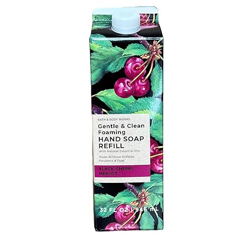 Bath & Body Works Black Cherry Merlot Foaming Hand Soap Refill, 32 Fl. Oz.