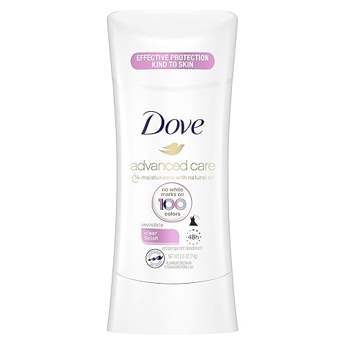 Dove Advanced Care Invisible Antiperspirant Deodorant Stick, 48-Hour Protection, 2.6 Oz