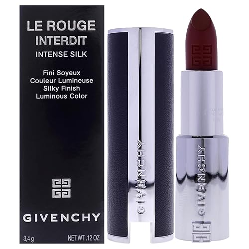 Givenchy Le Rouge Interdit Intense Silk Lipstick - N37 Rouge Graine, Cranberry, 0.11 oz