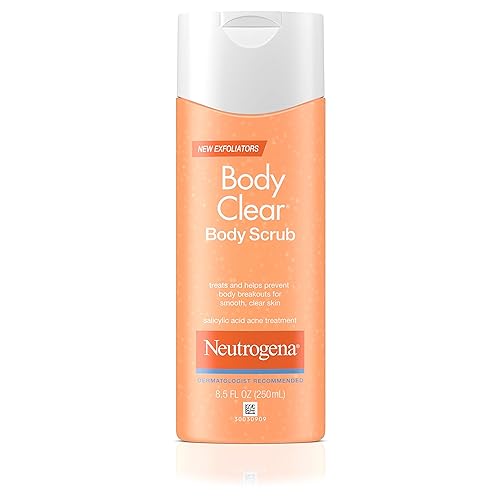 Neutrogena Body Clear Body Scrub, 8.5 Fl Oz - Acne Treatment & Exfoliating Cleanser