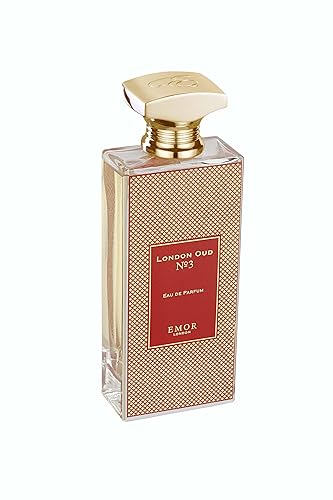 Emor London Oud No.3 Eau de Parfum Spray for Women, 4.2 Fl Oz - Exotic Fragrance, Long-Lasting Scent, Ideal Gift for Her