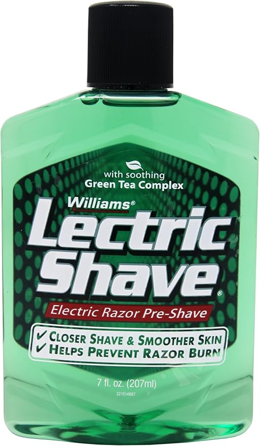 Lectric Shave Williams Lectric Shave Electric Razor Pre-Shave Gel, 7 Fl Oz