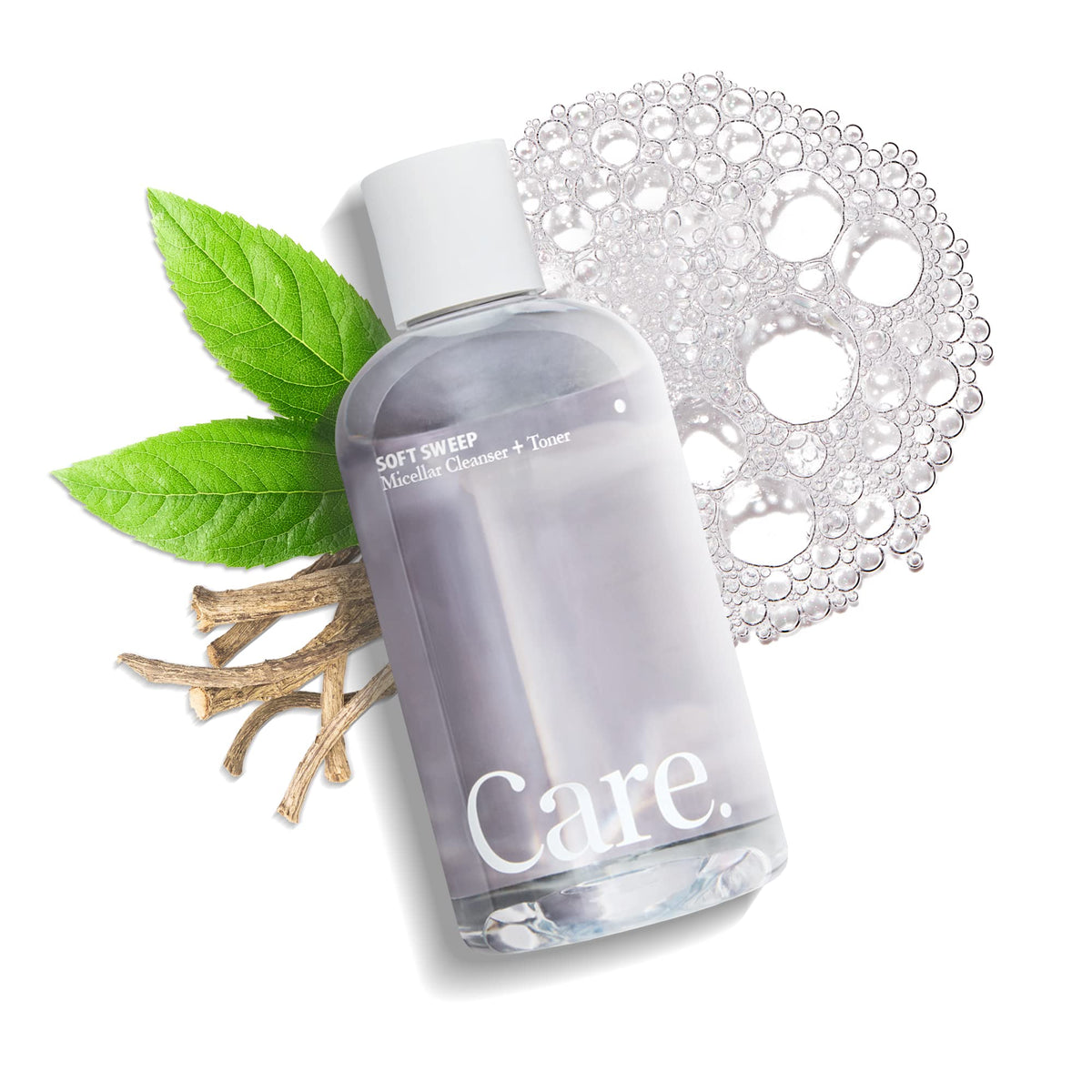 Care Skincare Soft Sweep Micellar Cleanser & Toner, Alcohol-Free, 8 Fl Oz, With Hyaluronic Acid