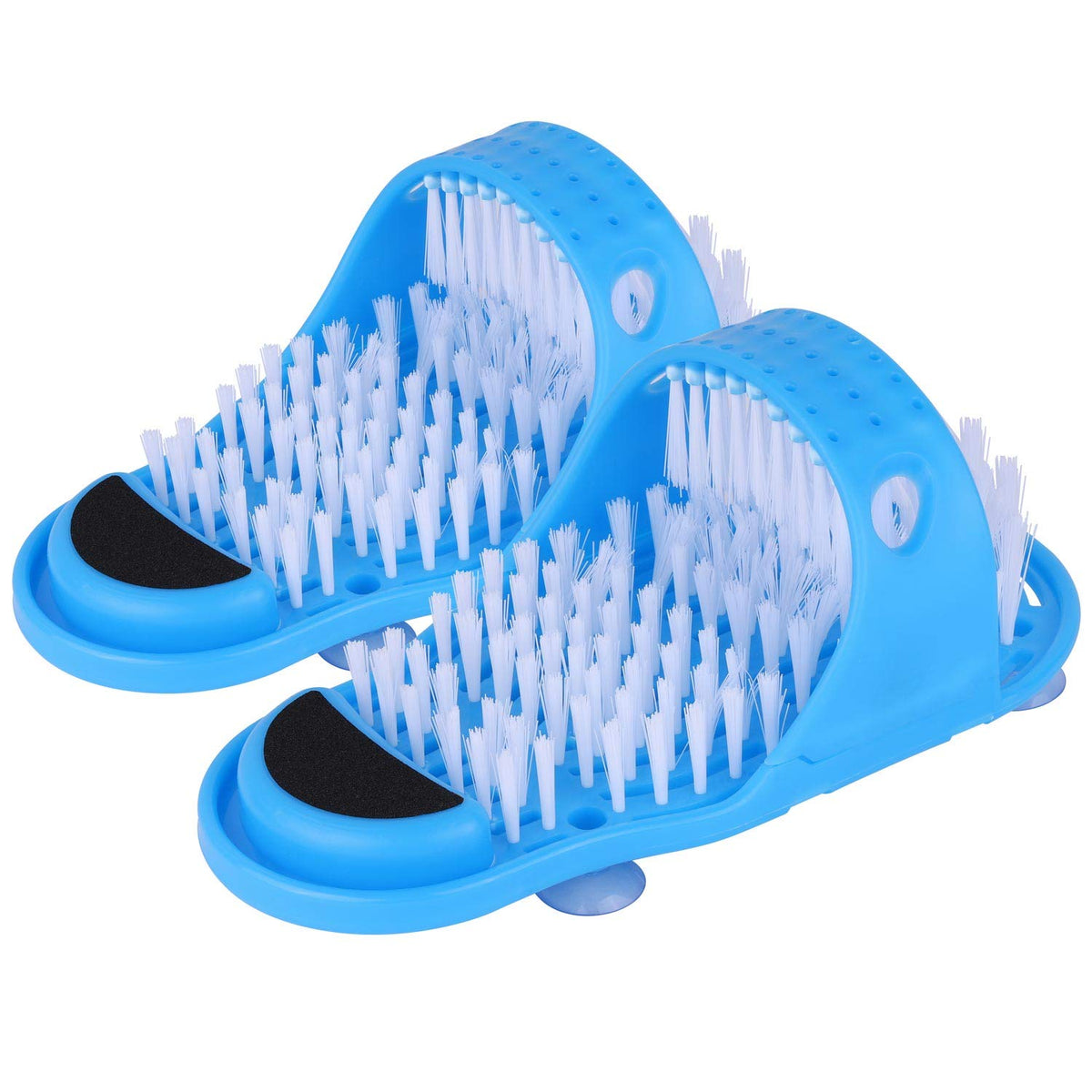 Tbestmax Blue Shower Foot Scrubber - Exfoliating Cleaner Brush For Spa & Floor Massage