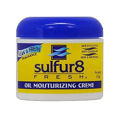 Sulfur 8 Fresh Oil Moisturizing Cream - 4 Oz Hydrating Treatment By Sulfur 8