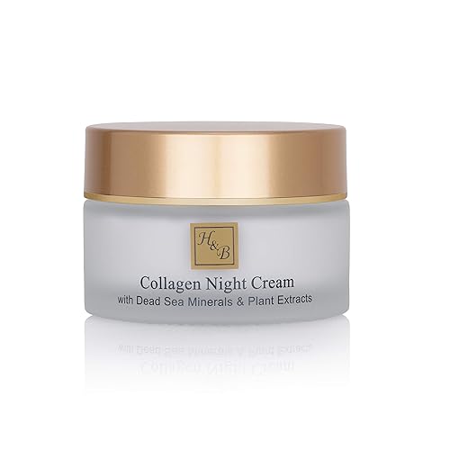 H&B Dead Sea Collagen Night Cream with Vitamin C & E - 50ml Moisturizer