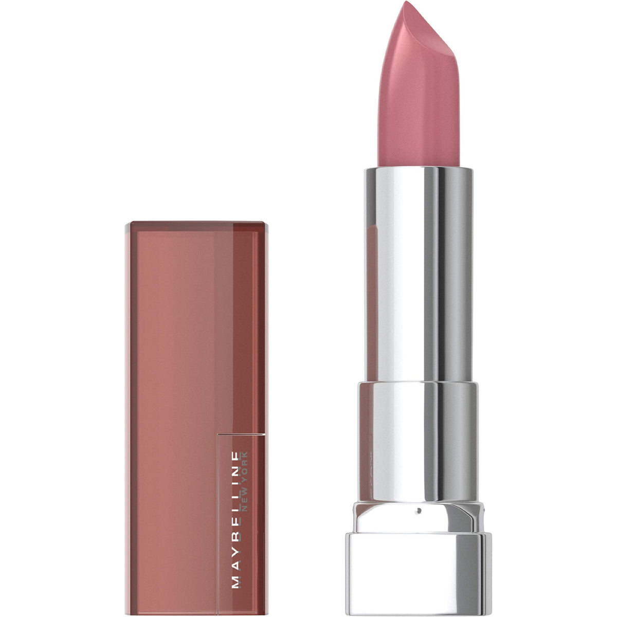 Maybelline Color Sensational Lipstick - Cream Finish, Hydrating, Warm Me Up Nude Pink, 0.15 Oz