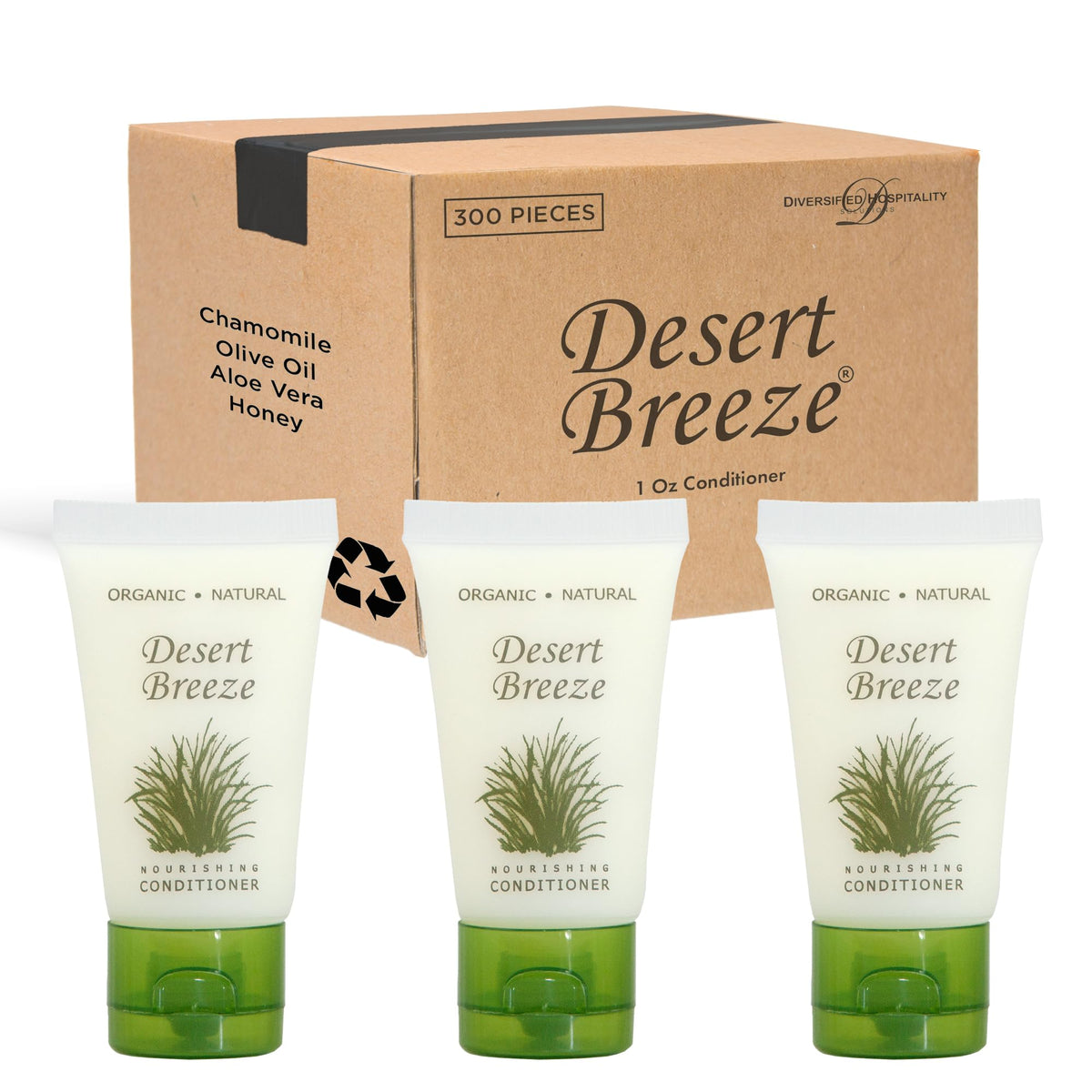 Desert Breeze Conditioner, Travel Size 1 Oz Flip Cap - Case Of 300 Hotel Toiletries