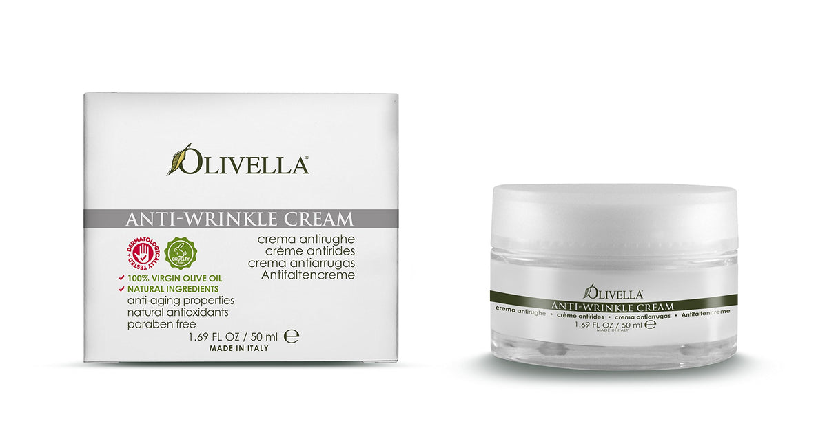 Olivella Anti-Wrinkle Cream, 1.69 Fl Oz - Olive Formula For Youthful Skin