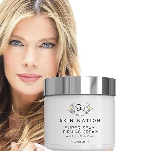 Skin Nation Super Sexy Firming Cream - Anti-Aging Body & Neck Lotion with Aloe Vera & Shea Butter