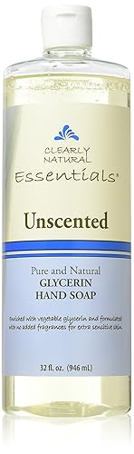 Clearly Natural Unscented Liquid Hand Soap Refill, 32 Ounce - Gentle & Clean