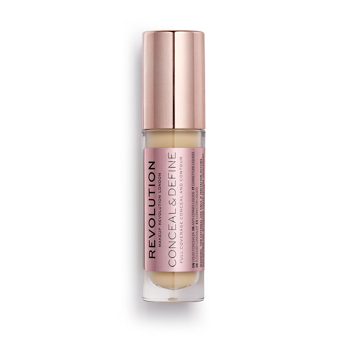 Revolution Beauty London Full Coverage Concealer, Matte Finish, Medium Skin Tone, Vegan, 4ml