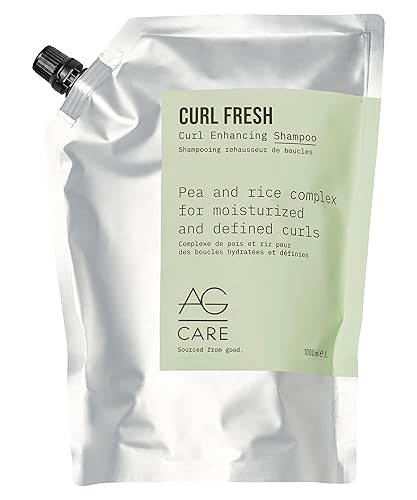 Ag Care Curl Fresh Hydrating Shampoo - Pea & Rice Amino Acids For Healthy Defined Curls, 33.8 Fl Oz