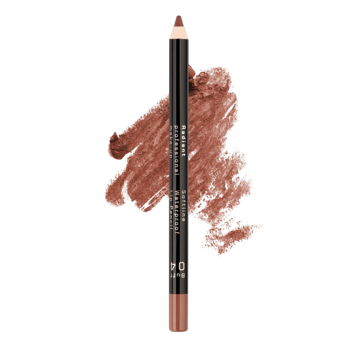 Radiant Professional Waterproof Lip Liner Pencil - Long Lasting Creamy Lipliner, 04 Buff