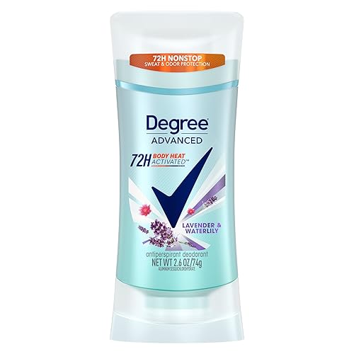 Degree Advanced Protection Antiperspirant Deodorant, Lavender & Waterlily, 72-Hour Control, 2.6 Oz