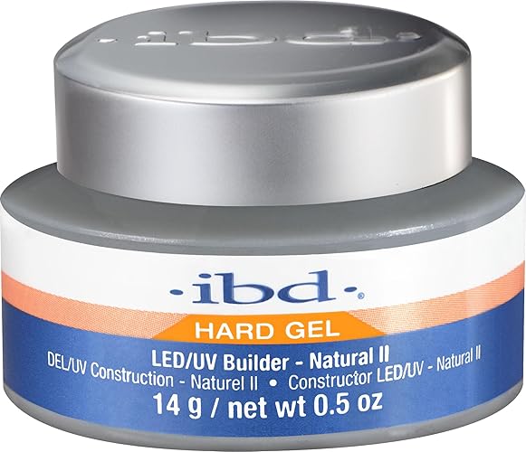 Ibd Led/Uv Gels Natural Ii - 0.5 Oz Professional Nail Gel For Durable, Natural Finish