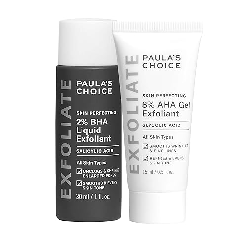 Paula'S Choice Aha & Bha Exfoliant Travel Duo For Blackheads, Pores, Wrinkles - 8% A